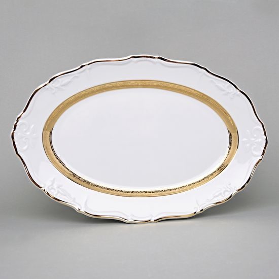 Dish oval 34 cm, Thun 1794 Carlsbad porcelain, Marie Louise 88003