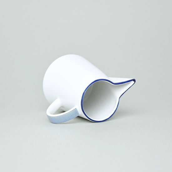 Creamer 240 ml, Thun 1794, karlovarský porcelán, TOM blue line