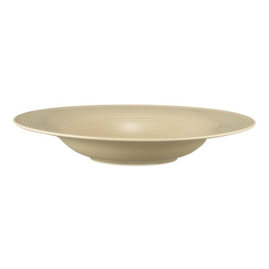 Beat pískovo-béžový: Talíř na těstoviny 27,5 cm, porcelán Seltmann