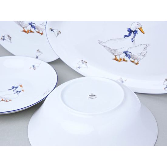 Coups Goose, Dining set 14 pcs., Thun 1794 Carlsbad porcelain