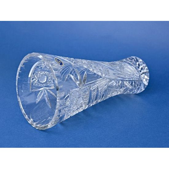 Křišťálová váza broušená - Kometa, 255 mm, Crystal BOHEMIA