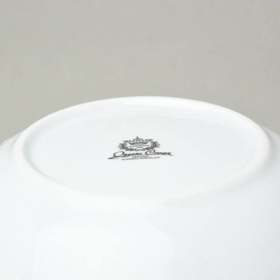 Bowl 19 cm low, Cecily, QueensCrown porcelain