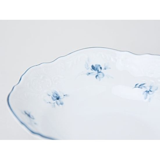 Bowl 13 cm, Thun 1794 Carlsbad porcelain, BERNADOTTE blue flower