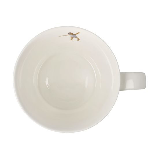 Hrnek 350 ml Tělocvična v čaji, 13 / 10 / 9,5 cm, jemný kostní porcelán, Daria Rosso, Goebel