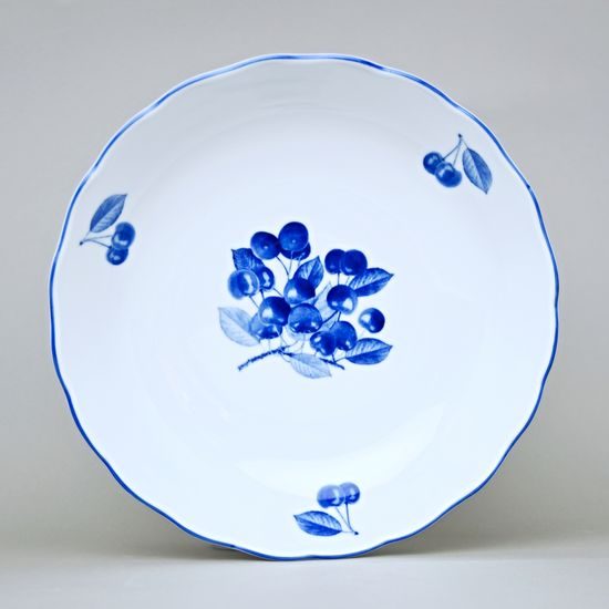 Bowl 24 cm, blue cherry, Český porcelán a.s.