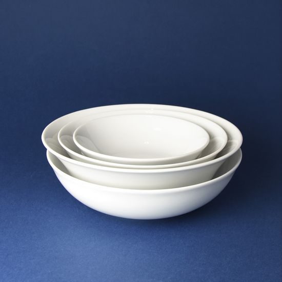 Bowl 19 cm, Jana white, Thun 1794 Carlsbad porcelain