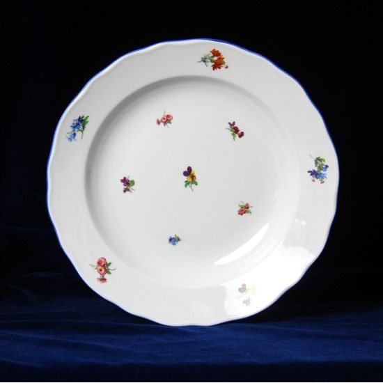 Plate deep 24 cm, Hazenka blue line, Cesky porcelan a.s.