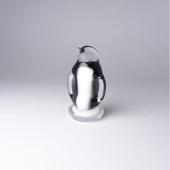 Penguin 10,5 cm (weight), GlasStar Bohemia Glass