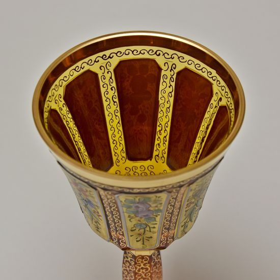 Egermann: Panelled Glass - Artistic, h: 20,5 cm