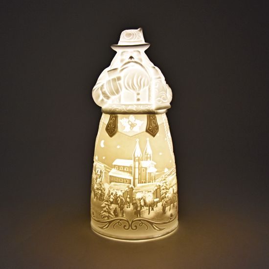 Shining Lamp Santa Claus - Christmas decoration, 20,5 cm, Lamart, Palais Royal