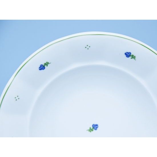 Plate deep 24 cm, Benedikt blue flowers, G. Benedikt 1882