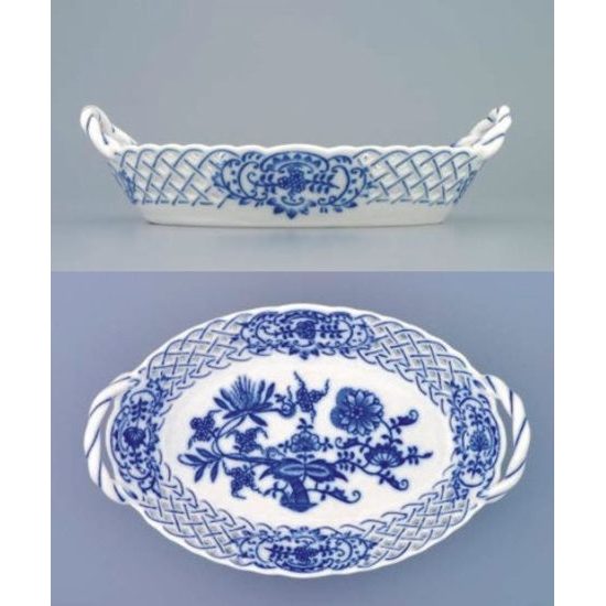 Basket perforated 18,5 cm, Original Blue Onion Pattern, QII