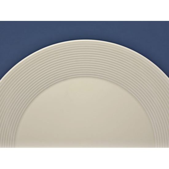 Talíř mělký 27 cm, Lea ivory, Thun karlovarský porcelán