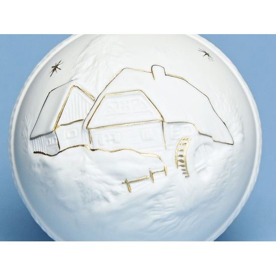 Christmas Ball Decoration - Nuremberg , 7,5 cm, Unterweissbacher, Seltmann Porcelain