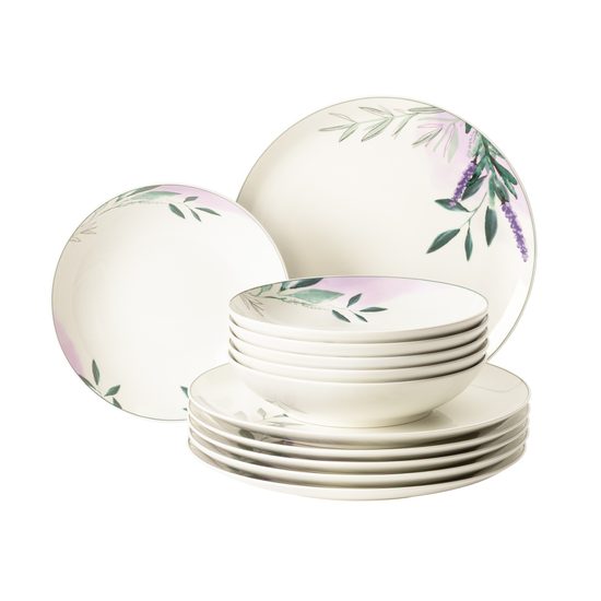 Talířová sada 12 díl., Savone Provence, porcelán Seltmann