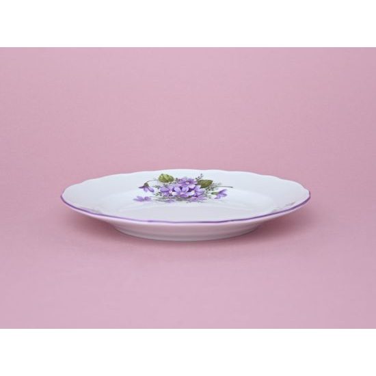 Plate dessert 19 cm, Violet, Cesky porcelan a.s.
