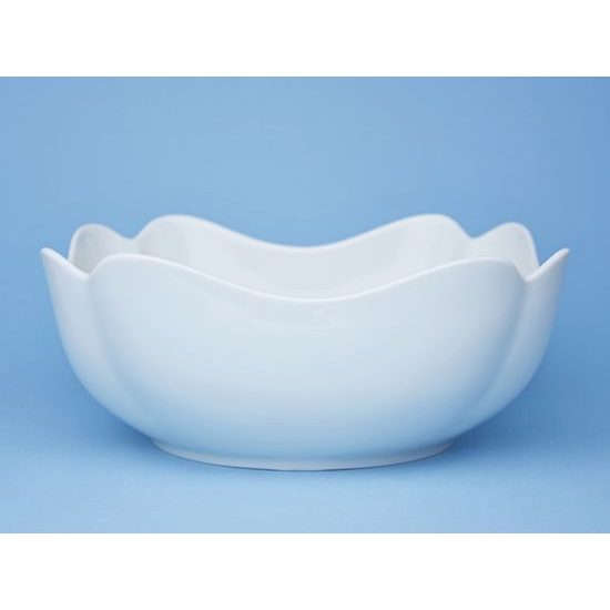 Mísa salátová čtyřhranná vysoká 24 cm, nedekor, Český porcelán a.s.