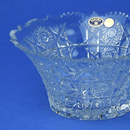 Bowl "hat" 20,5 cm, Maia cut, Bohemia Crystal