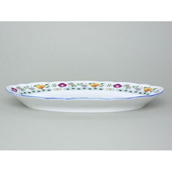 Oval dish 35 cm, COLOURED ONION PATTERN