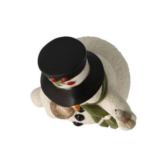 Snowman figurine A Cozy Place 8 / 7 / 11cm, stoneware, Goebel