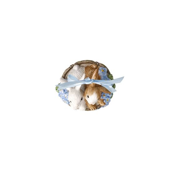 Hanging ornament Annual Rabbit 2026 8 / 6.5 / 6.5cm, biscuit china, Goebel