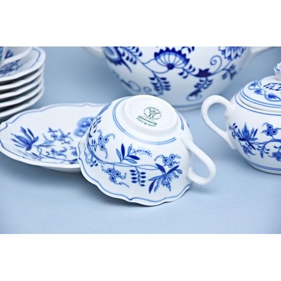 Tea set for 6 pers., Original Blue Onion Pattern