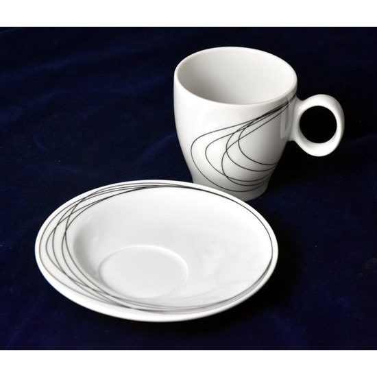 Fututre 30158: Cup 160 ml plus saucer 145 mm, Thun 1794 Carlsbad porcelain