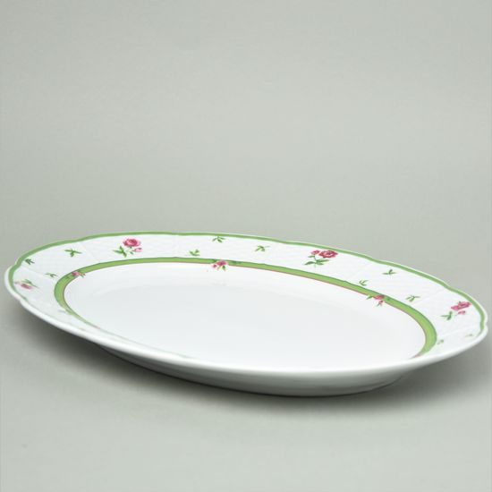 Dish oval flat 36 x 25,5 cm, Thun 1794, karlovarský porcelán, MENUET 80289