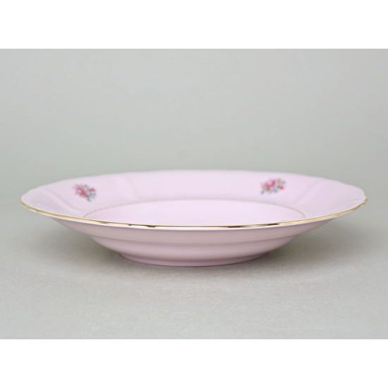 Deep plate 23 cm, decor 13, Leander rose china