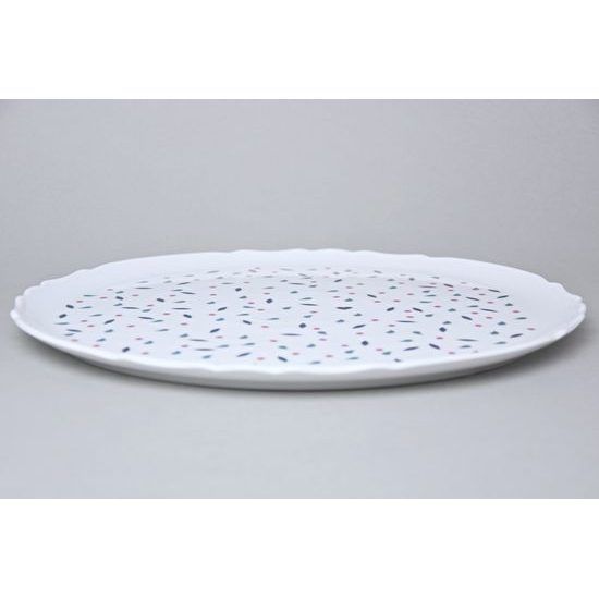 Breeze: Plate 31 cm pizza/cake,Thun 1794 Carlsbad porcelain