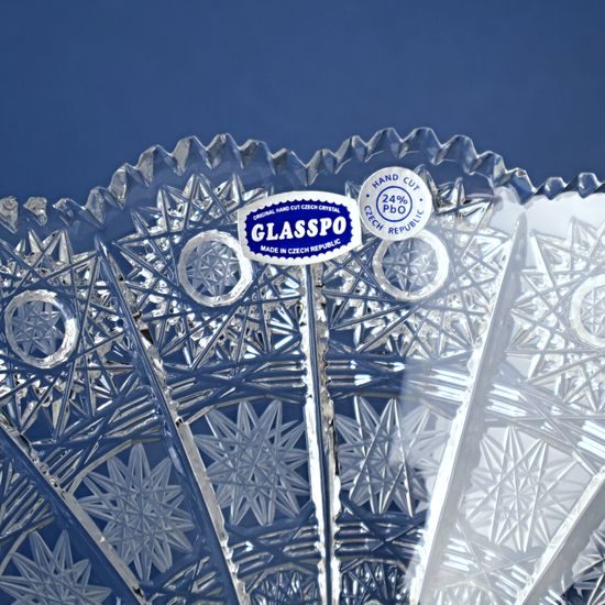 Křišťálová váza broušená Panenka, 500PK, 205 mm, Crystal BOHEMIA