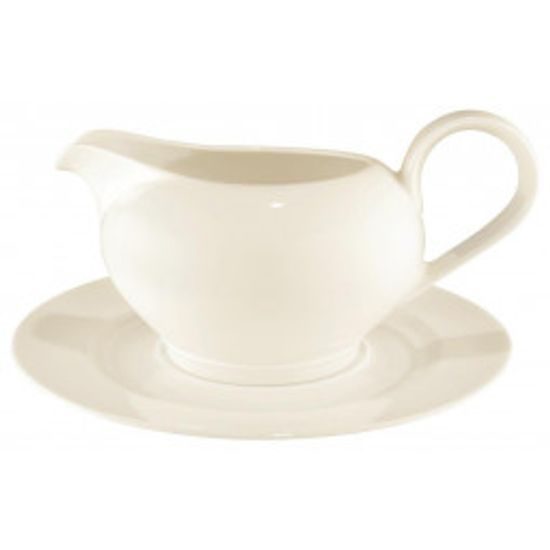 Gravy boat 0,74 l, Saphir Diamant uni 3, Tettau Porcelain