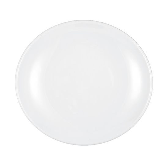 Plate oval dessert 21 cm, Modern Life UNI white, Seltmann Porcelain