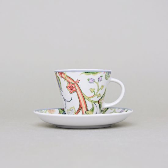 Mocca (espresso) cup 90 ml and saucer 135 mm, Thun 1794 Carlsbad porcelain, TOM 30005