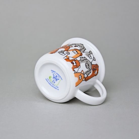 Hrnek Tina mini 100 ml, Pejsci, Český porcelán a.s.