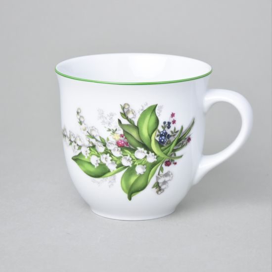 Mug Mirek 0,4 l, Lily-of-the-valley, Český porcelán a.s.