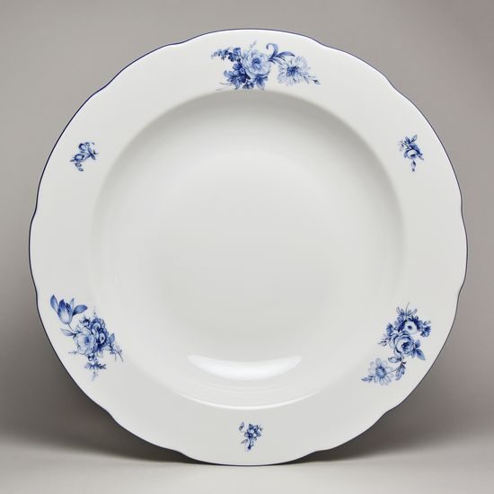 Mísa mělká kulatá 30 cm (klubový talíř), Thun 1794, karlovarský porcelán, ROSE 80061