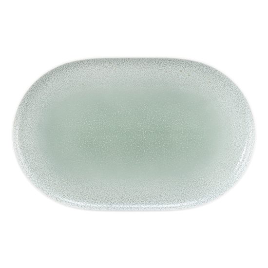 Dish oval flat 38 x 24 cm, Sento AURA home - mint, Seltmann porcelain