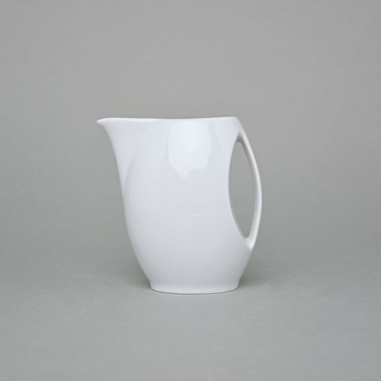 Mlékovka 0,24 l, Thun 1794, karlovarský porcelán, Loos nedekor