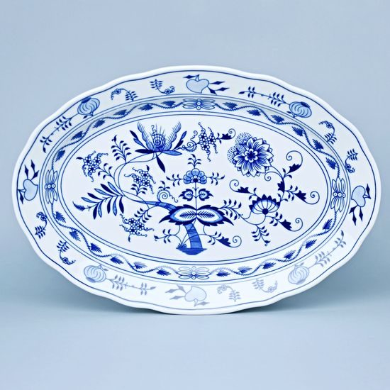 Oval dish 43 cm, Original Blue Onion Pattern