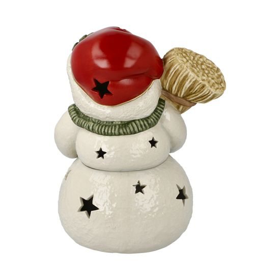 Snowmen: Little Helper 22 cm, Goebel stoneware