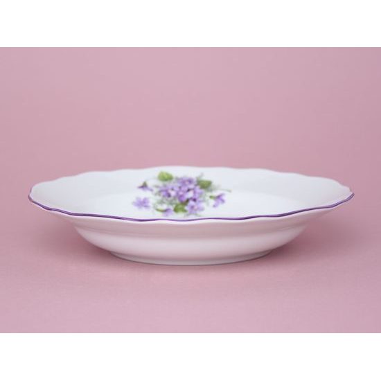 Plate deep 24 cm, Violet, Cesky porcelan a.s.