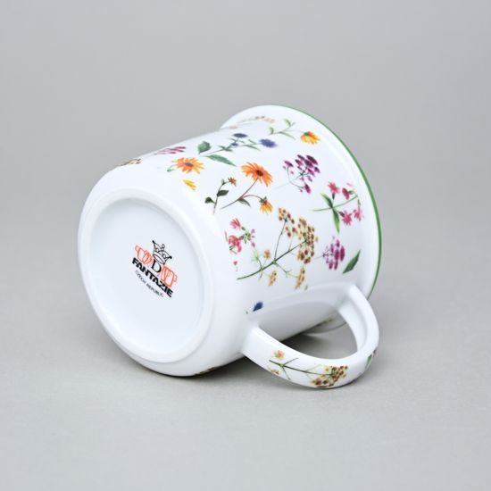 Hrnek Tina Fantazie, Drobné luční květy, 0,25 l střední, Český porcelán a.s.