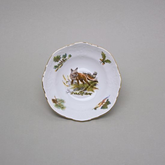 Bowl 13 cm, Thun 1794 Carlsbad porcelain, BERNADOTTE hunting