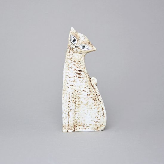 Cat 7,8 x 4,5 x 18,5 cm, Pastel 1, Porcelain Figures Duchcov