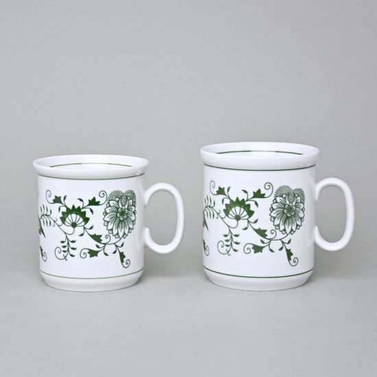 Hrnek Gaston 220 ml, zelený cibulák, Český porcelán a.s.