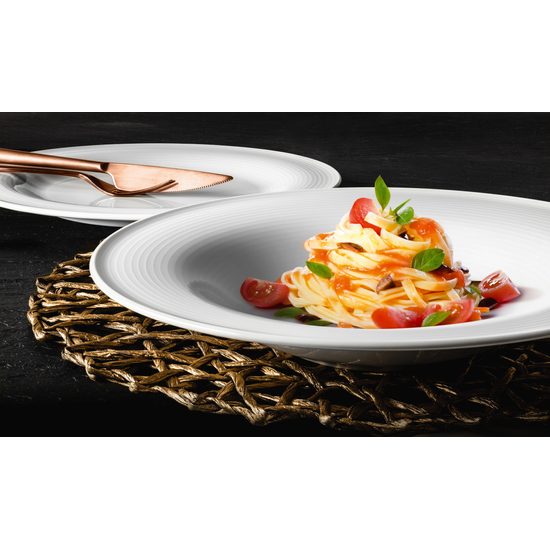 Plate pasta 27,5 cm, Beat white, Seltmann Porcelain