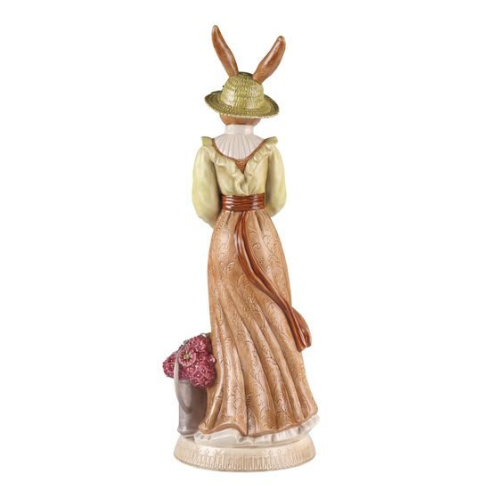Figurine Mrs. Rabbit 18.5 / 16.5 / 50cm, stoneware, Goebel