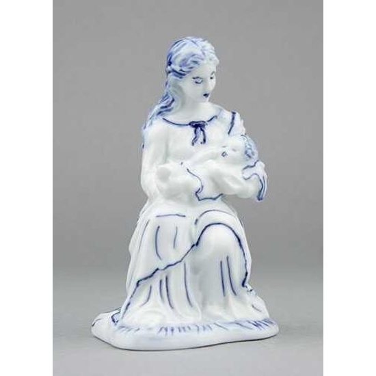Virgin Maria with Jesus 12 cm, Original Blue Onion Pattern