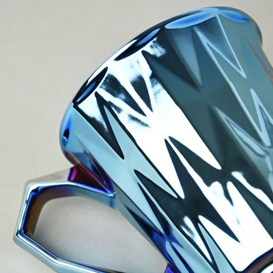 Mug Maxi Diamond Titanum Blue, 550 ml, Porcelain Goldfinger